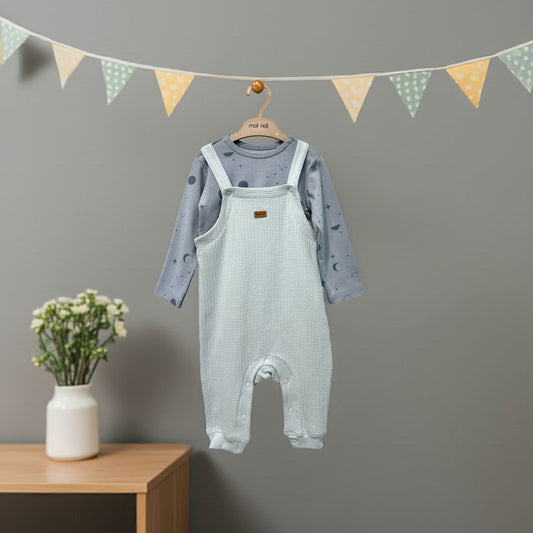 Moonlight Trails Cotton Overall Set!