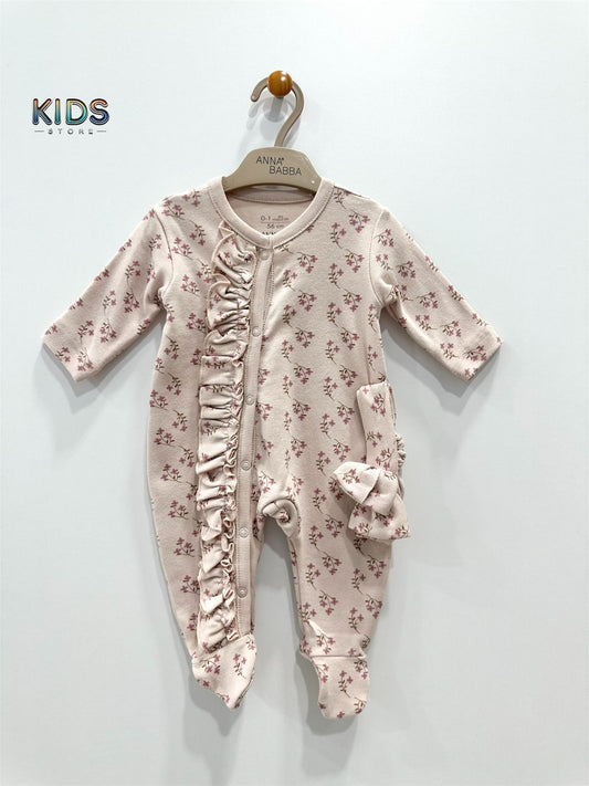 Blossom Dreams – Floral Ruffle Romper