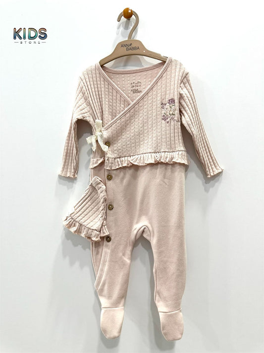 Blooming Embrace – Floral Wrap Ensemble