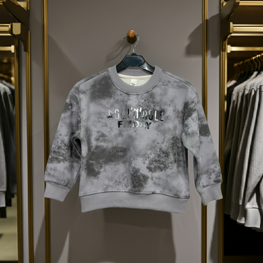 Coated Tie-Dye Sweatshirt!