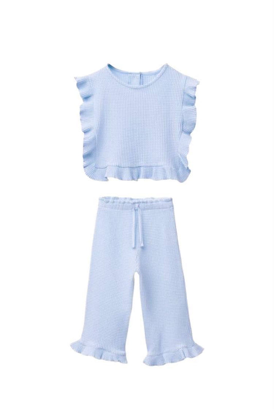 Stylish Two-Piece Ruffled Set!