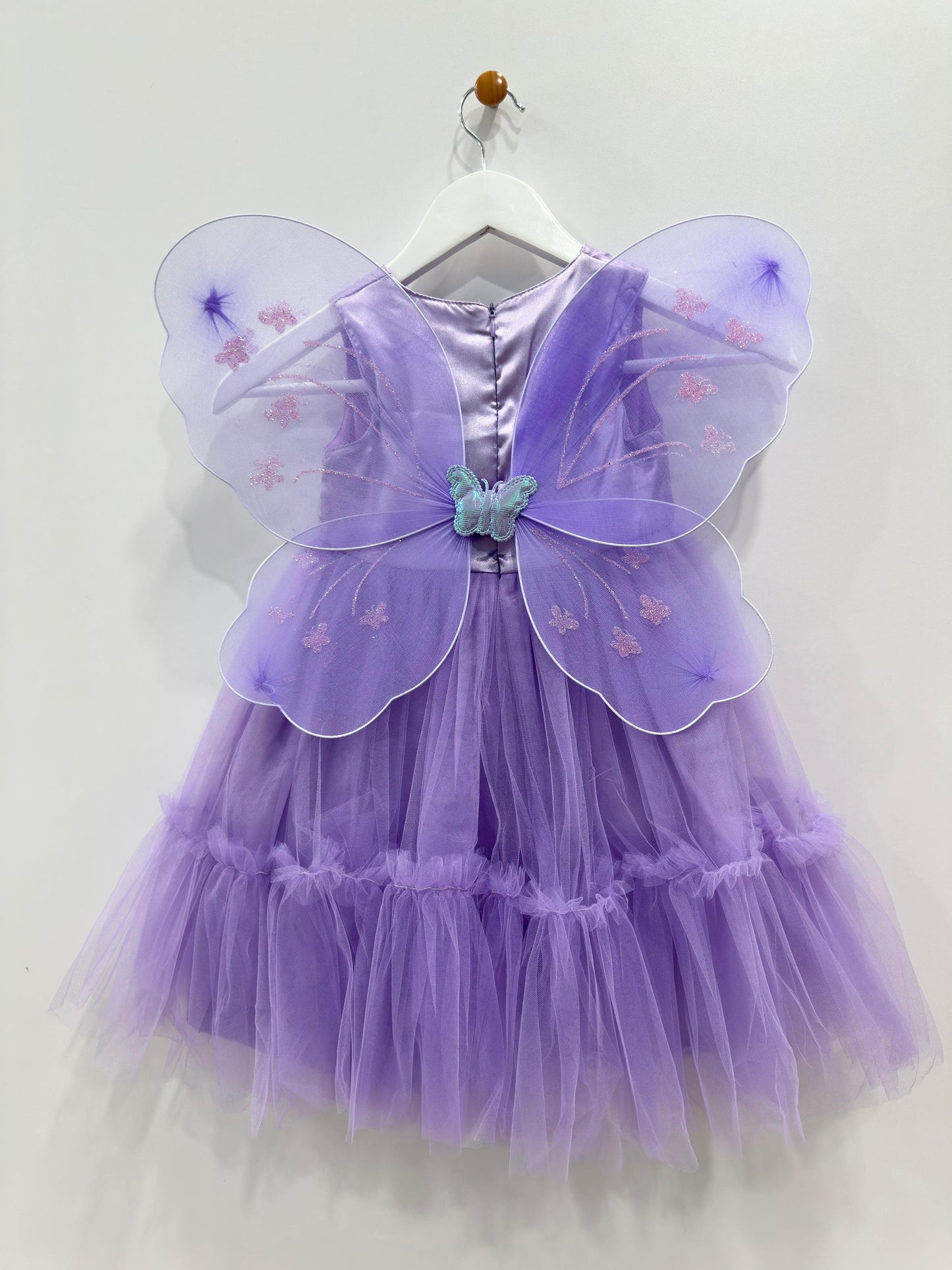 "Enchanted Lilac" – Butterfly Fairy Dress for Magical Moments!