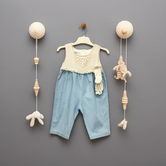 Blush Grace – Lace Romper & Headband Set