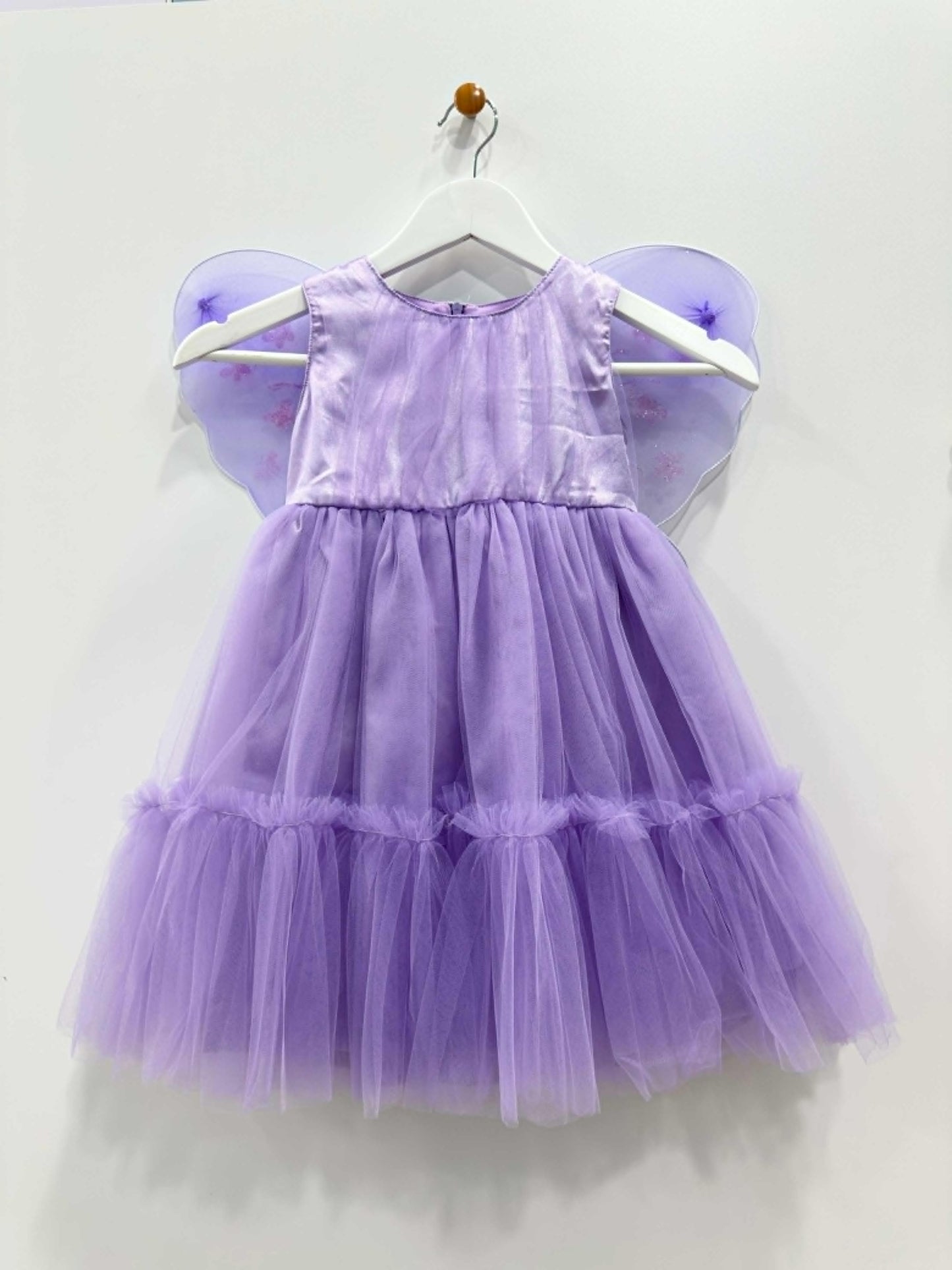 "Enchanted Lilac" – Butterfly Fairy Dress for Magical Moments!