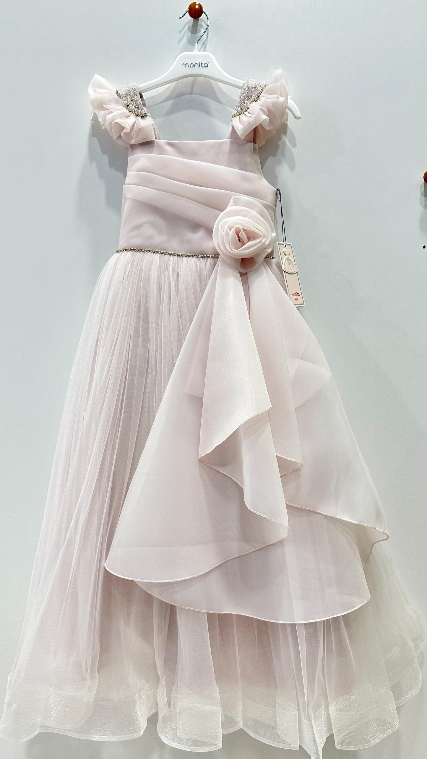 Blossom Grace – Royal Petal Tulle Dress!