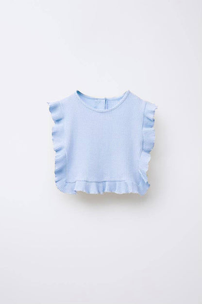 Stylish Two-Piece Ruffled Set!