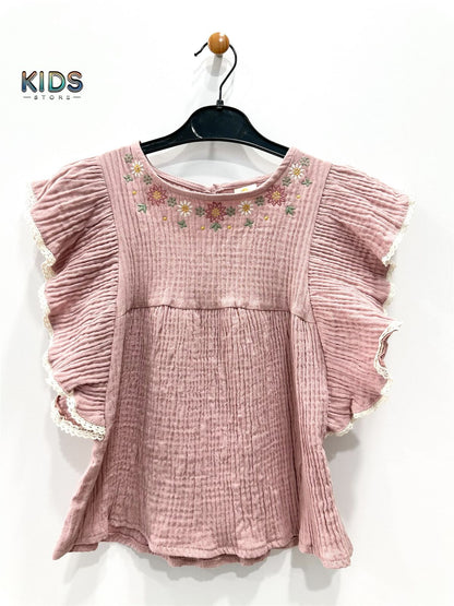 Blossom & Grace – Embroidered Elegance Cotton Set