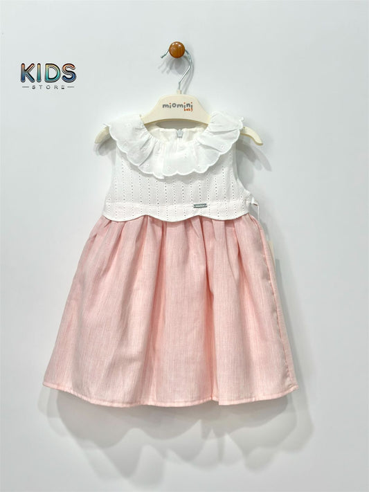 Blush Blossom – Lace Petal Cotton Dress!