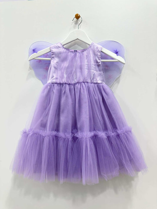 "Enchanted Lilac" – Butterfly Fairy Dress for Magical Moments!