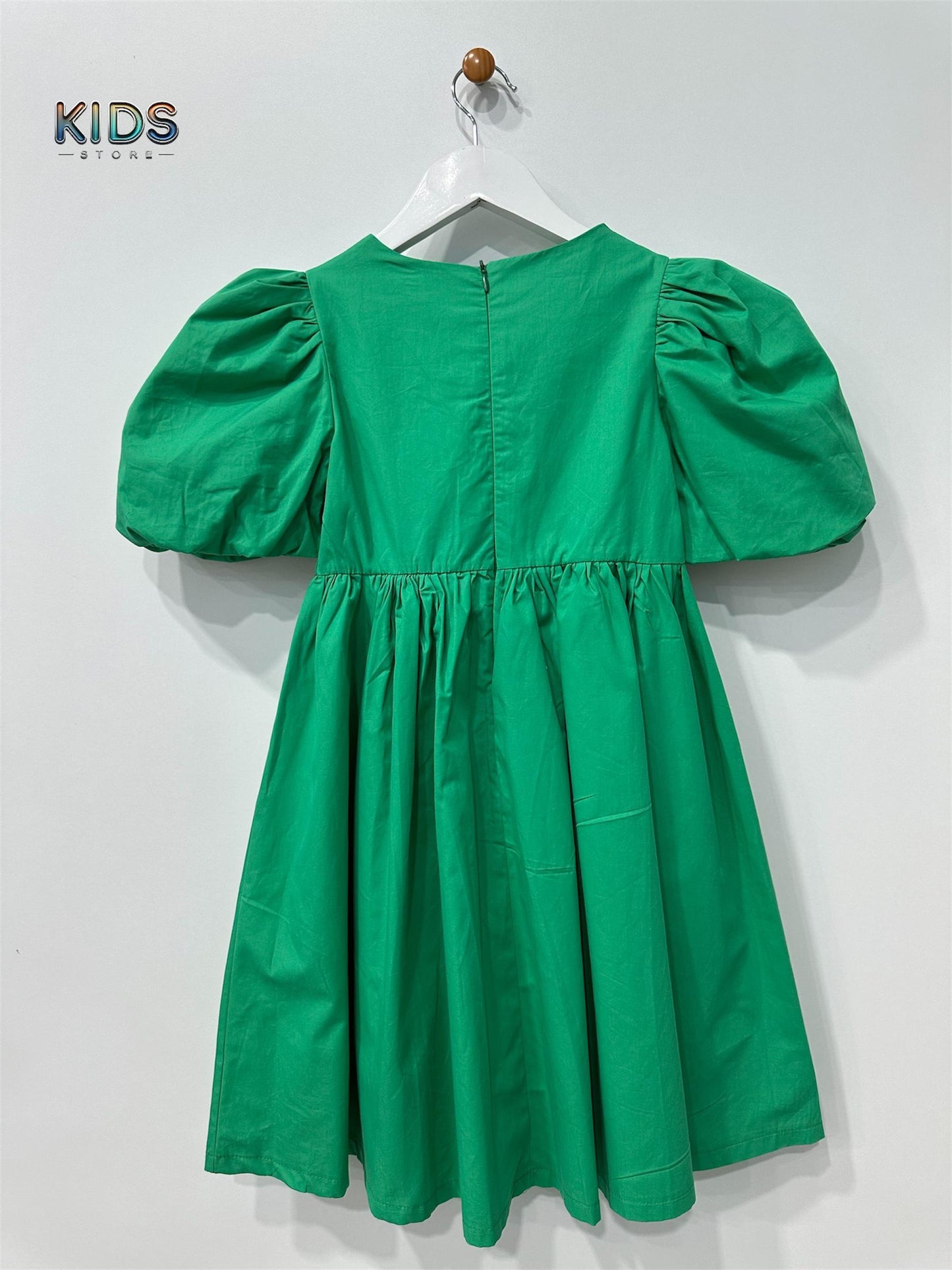 Emerald Whimsy – Bow Charm Occasion Dress!