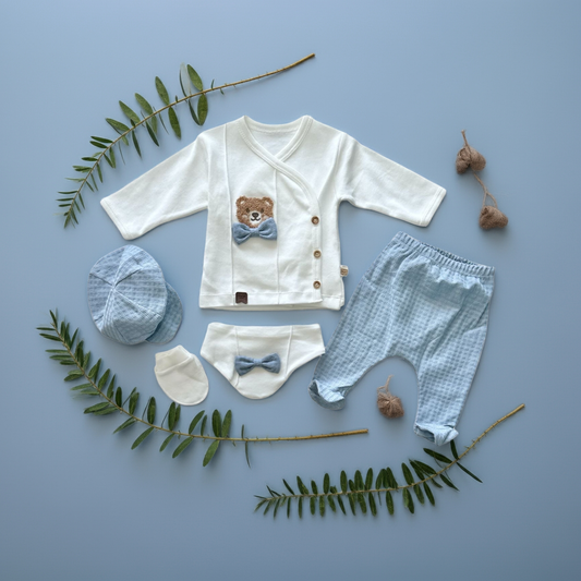 Snuggle Bear Cotton Newborn Set!